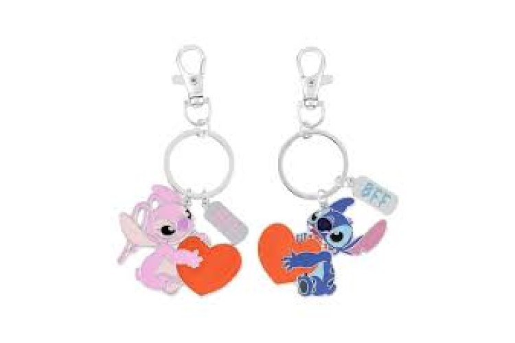 Stitch And Angel BFF Duo Keychain Set