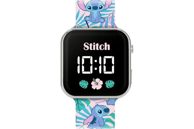 Stitch Printed Strap LED Watch