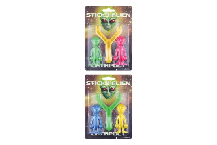 Stretchy Sticky Alien Catapult