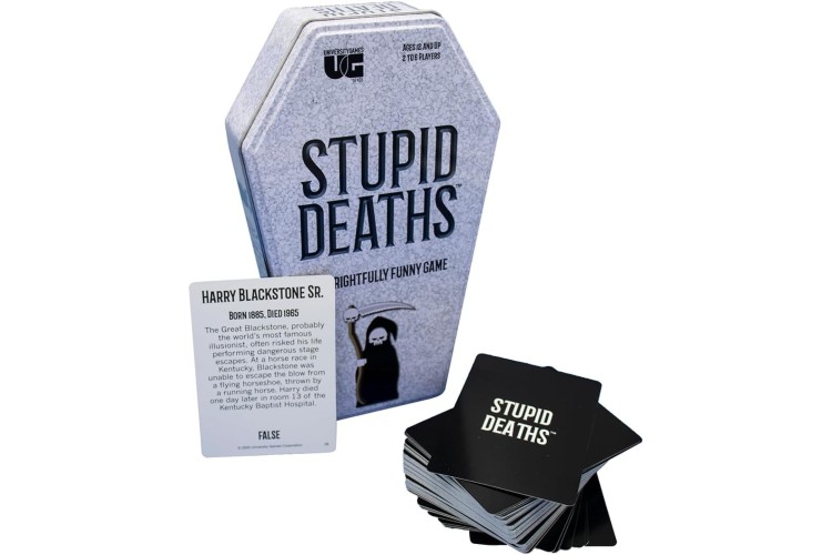 Stupid Deaths Coffin Tin 