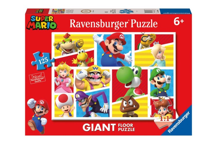 Super Mario Trainer 125 Piece Jigsaw Puzzle