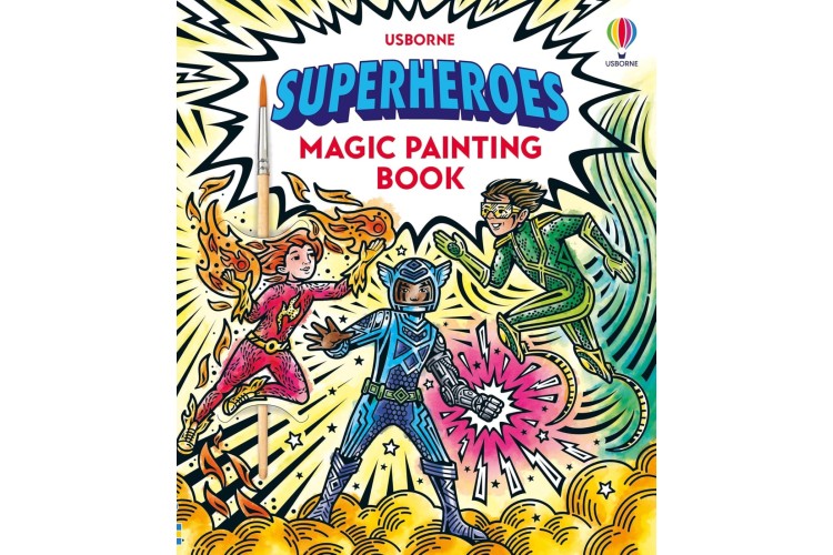 Superheroes Magic Painting Book