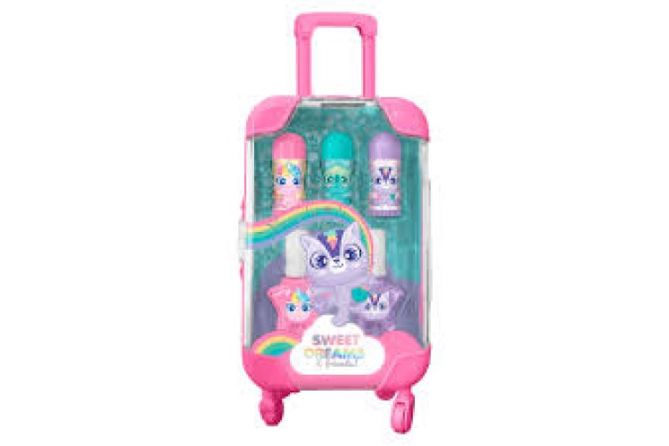 Sweet Dreams Cosmetics Suitcase Set