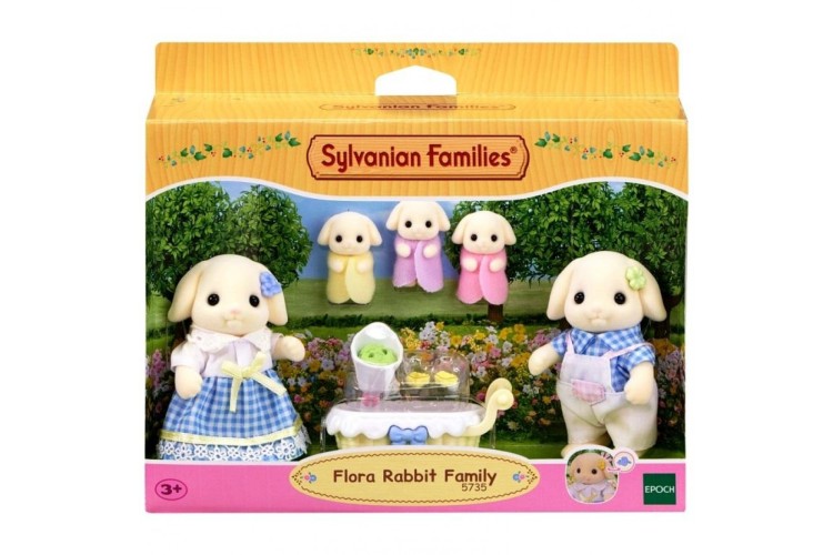 Sylvanian Families - Flora Rabbit Family 