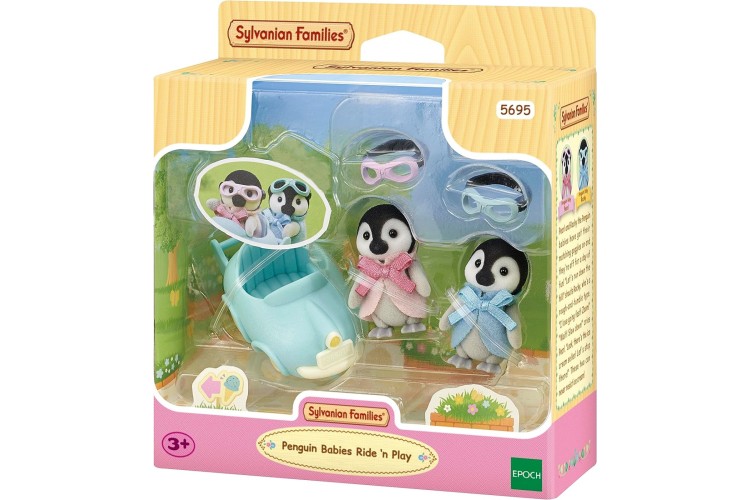 Sylvanian Families Penguin BABIES RIDE N PLAY