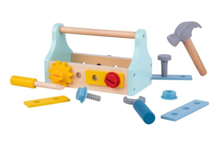 Take-Along Wooden Tool Box Wooden