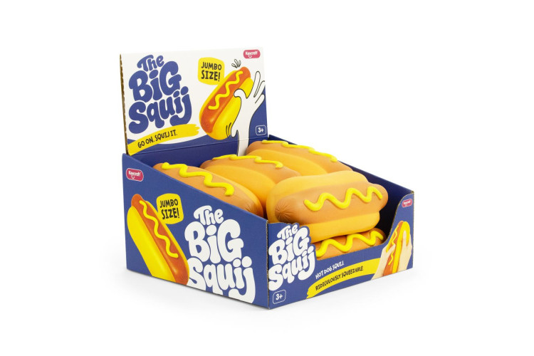 The Big Squij Hot Dog Slow-Rise Squishy Toy