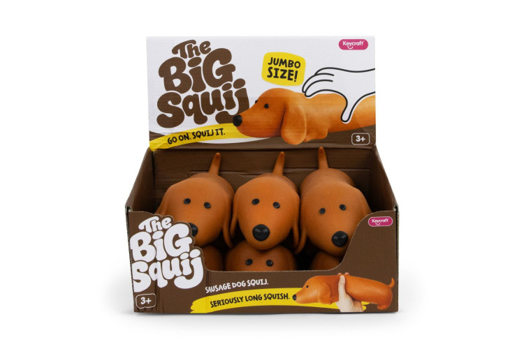 The Big Squij Dachshund Slow-Rise Squishy Toy