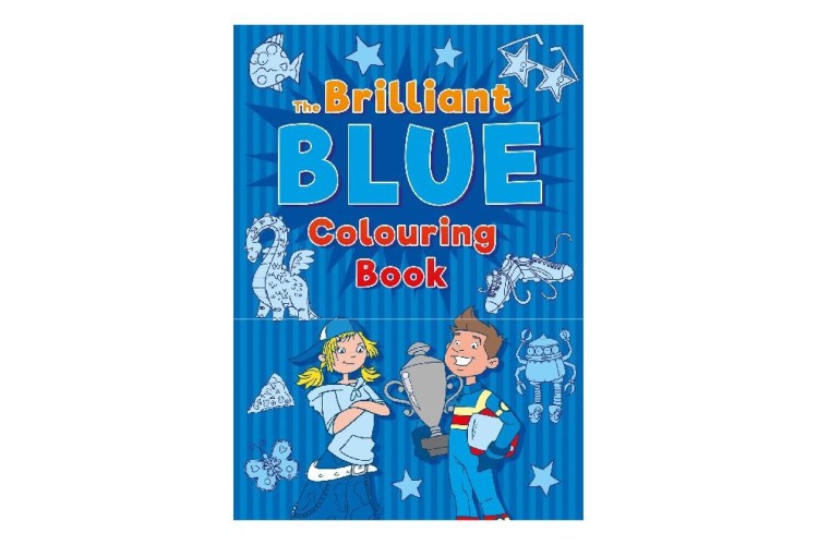 THE BRILLIANT BLUE COLOURING BOOK