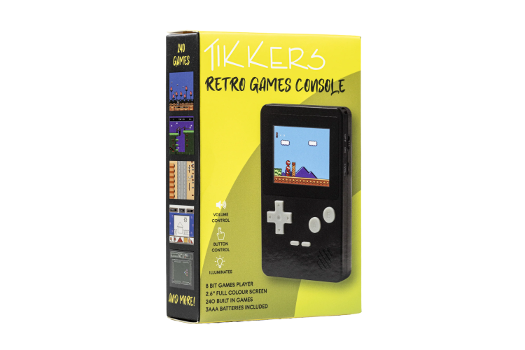 Tikkers Retro Gaming Handheld Console
