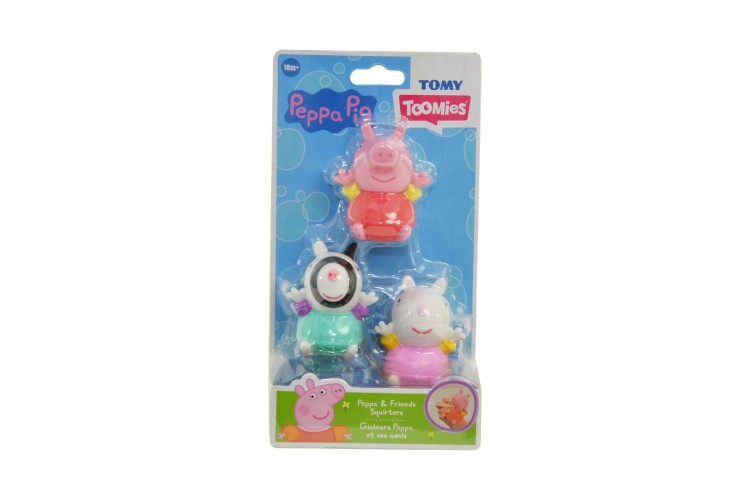 Toomies Peppa Family & Friends Bath Squirters