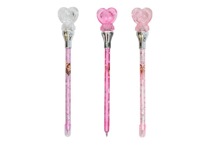 TOPModel Ball Pen With Heart-Light MY BFF
