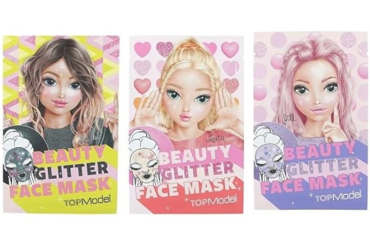 TOPModel Beauty Glitter Face Mask  Asst