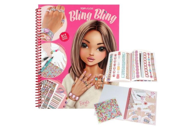 TOPModel Create Your BLING BLING Colouring Book, Jewellery 13740