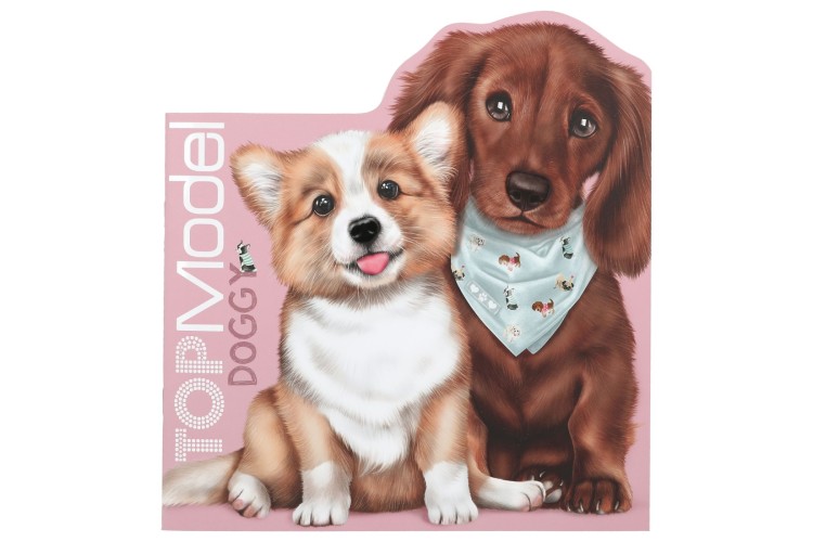 TOPModel Doggy coloring book KITTY and DOGGY