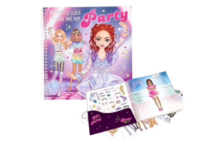 TOPModel Dress Me Up Stickerbook Party