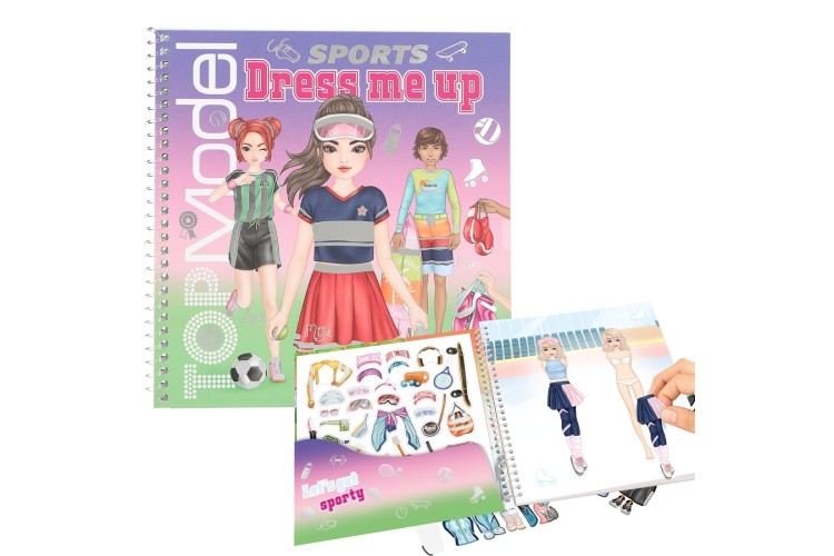 TOPModel Dress Me Up Stickerbook Sports