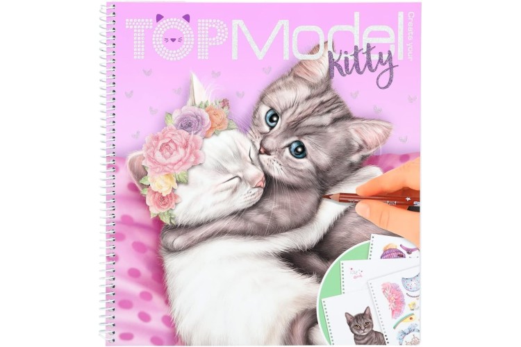 TOPModel Kitty Colouring Book