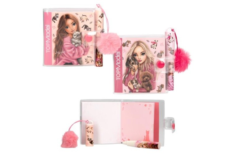 TOPModel Mini Notebook With Ballpen FUR EVER FRIENDS