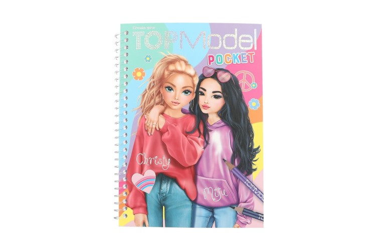 TOPModel Pocket Colouring Book