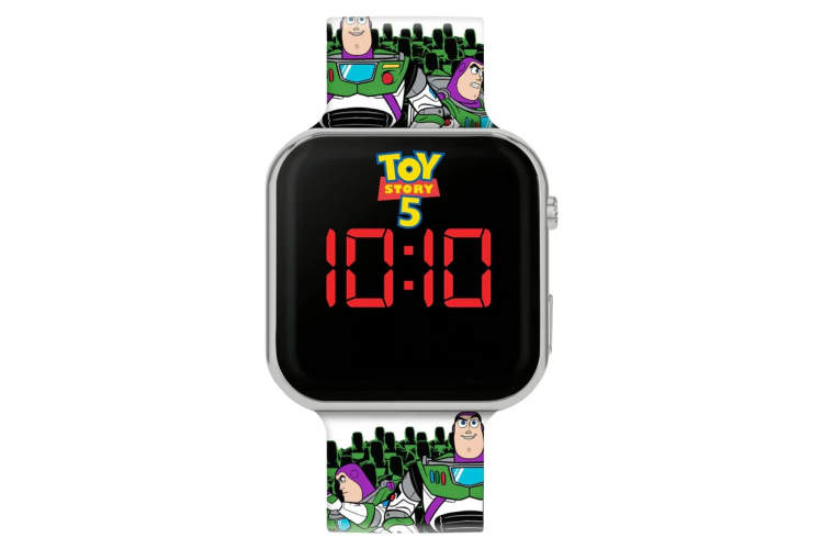 Toy Story 5 Buzz Lightyear Printed Strap LED Watch