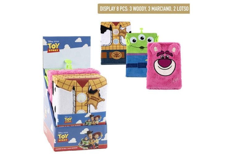 Toy Story Plush Notebook Assorted