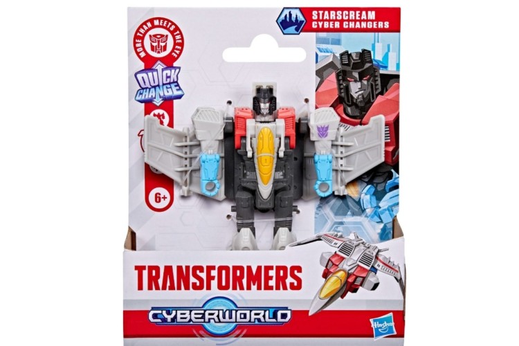 Transformers CYBERWORLD Starscream Cyber Changers
