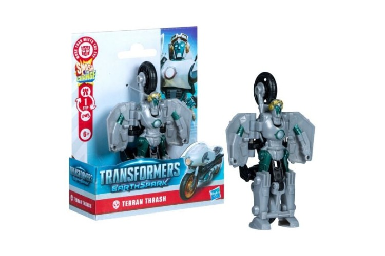 Transformers EarthSpark 1-Step Smash Changers Terran Thrash