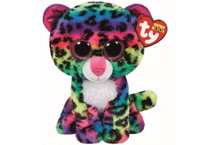 Ty Dotty Leopard 15cm Beanie Boo Soft Toy