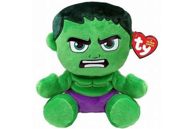 Ty Marvel Hulk Beanie Babies