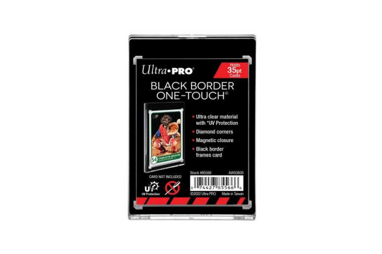 ULTRA PRO Black Border UV ONE-TOUCH Magnetic Card Holder 35pt
