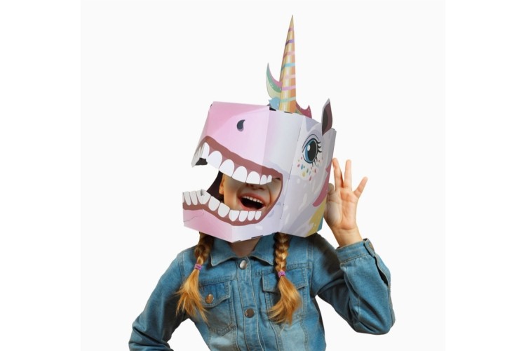 Fiesta Unicorn 3D Mask Card Craft Kit