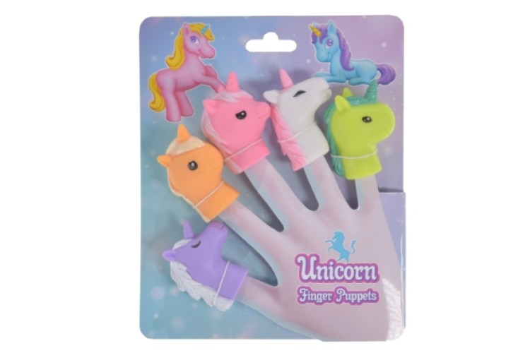 Unicorn 5pc Finger Puppets