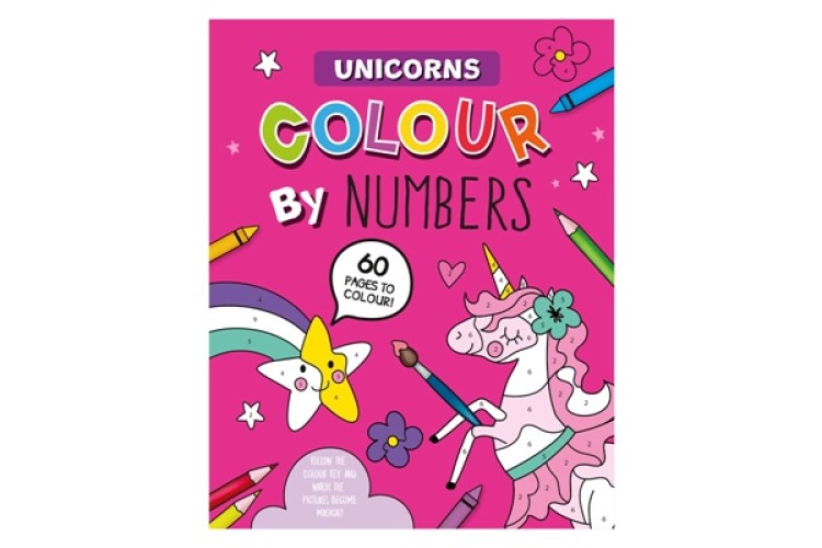 UNICORN COLOUR BY NUMBERS