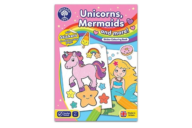 Unicorns, Mermaids & More Colouring Book Orchard Toys