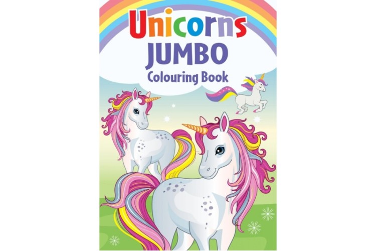 Unicorns Jumbo Colouring Book