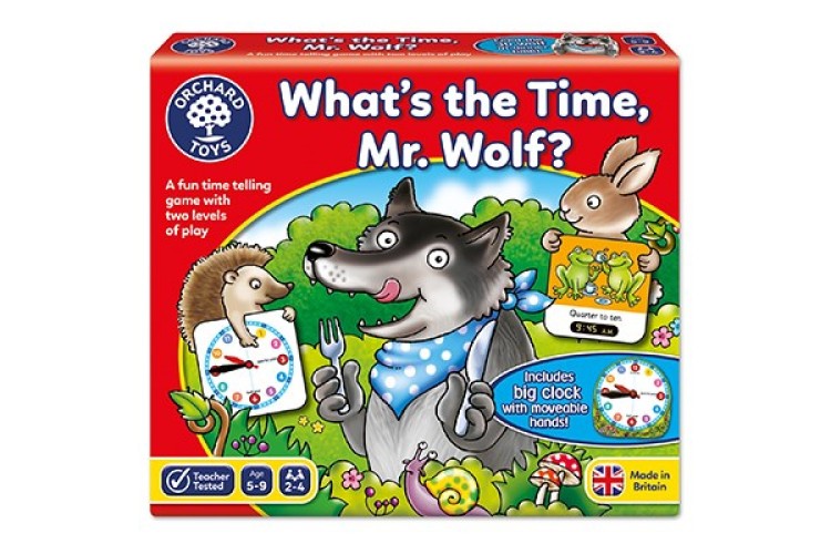 What's The Time, Mr Wolf? Game Orchard Toys