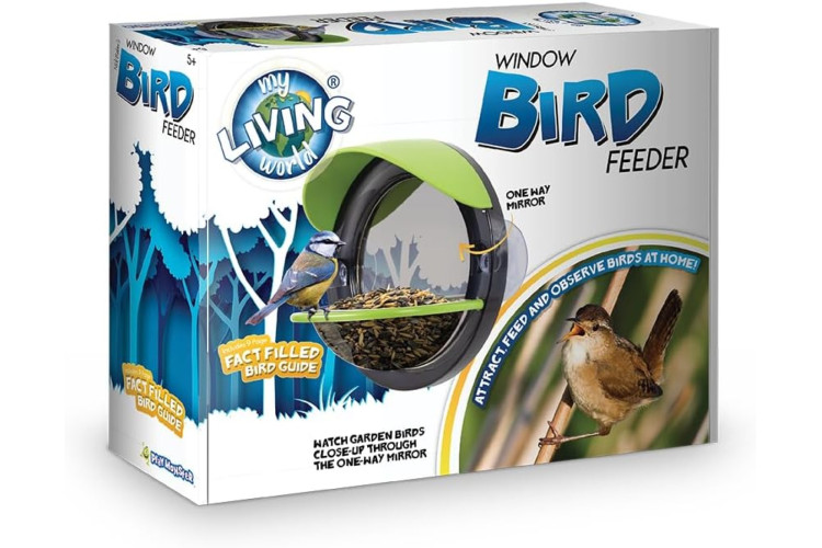 Window-Mounted Bird Feeder