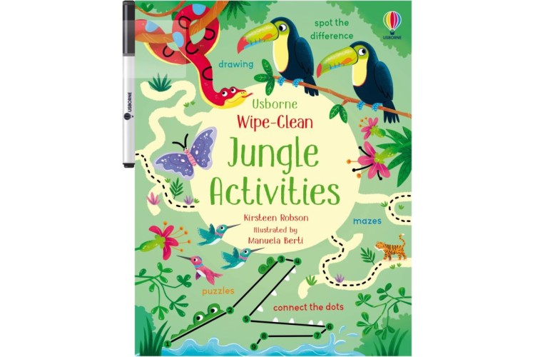 Wipe & Clean Jungle Activities