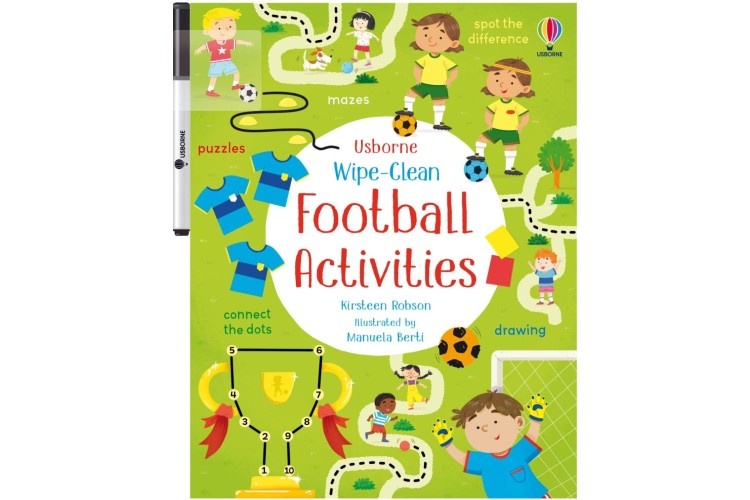 Wipe-Clean Football Activities Book