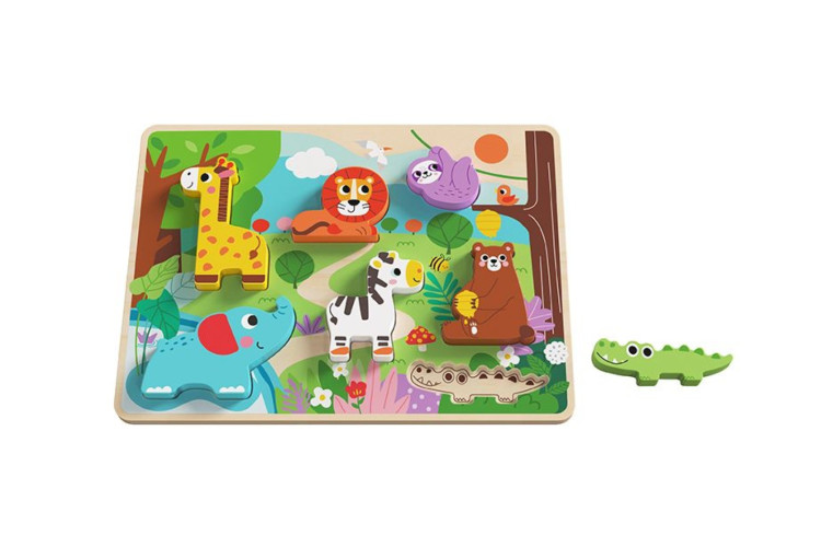 Wooden Animal Chunky Puzzle