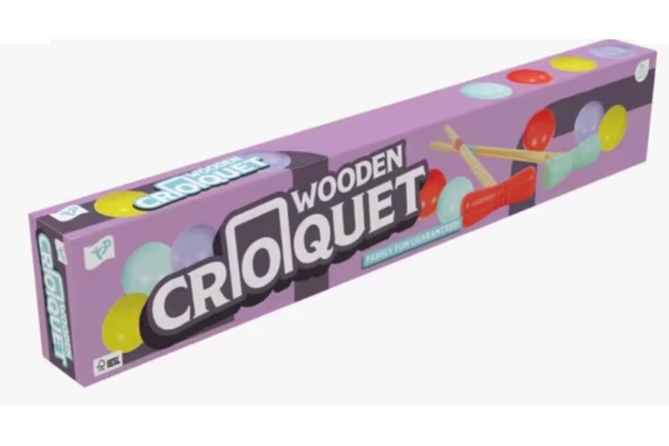 Mookie Outdoor Wooden Croquet Set