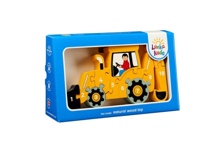 Lanka Kade - Wooden digger number 1-10 jigsaw puzzle