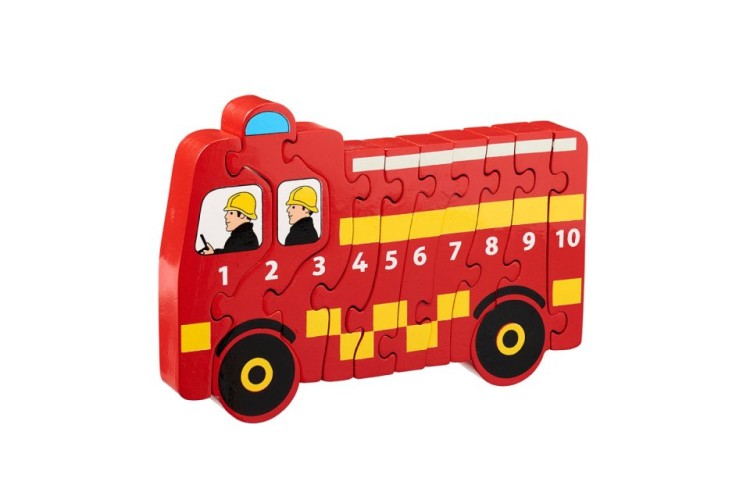 Lanka Kade - Wooden fire engine number 1-10 jigsaw puzzle