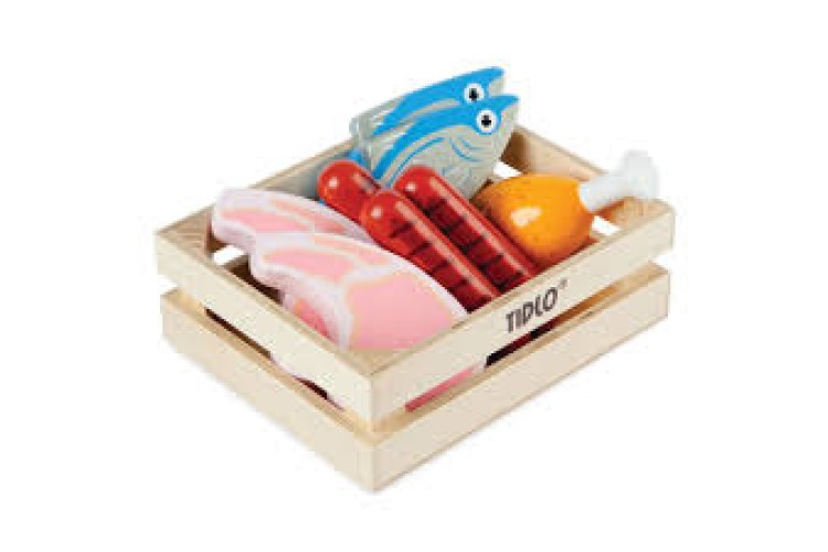 Wooden Meat and Fish Bigjigs T0104