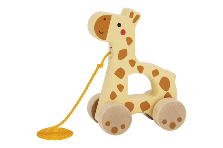 Wooden Pull Along Giraffe
