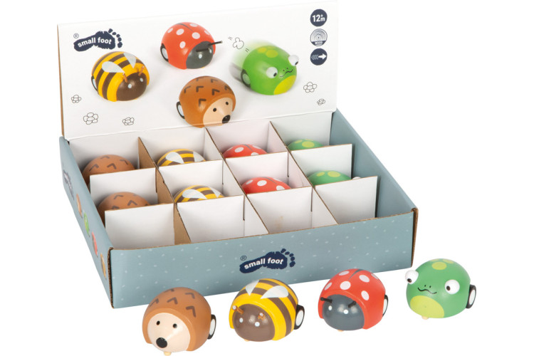 Wooden Pull Back Animals by Small foot