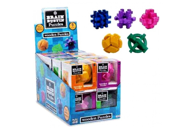 Wooden Puzzle Brain Buster Assortment