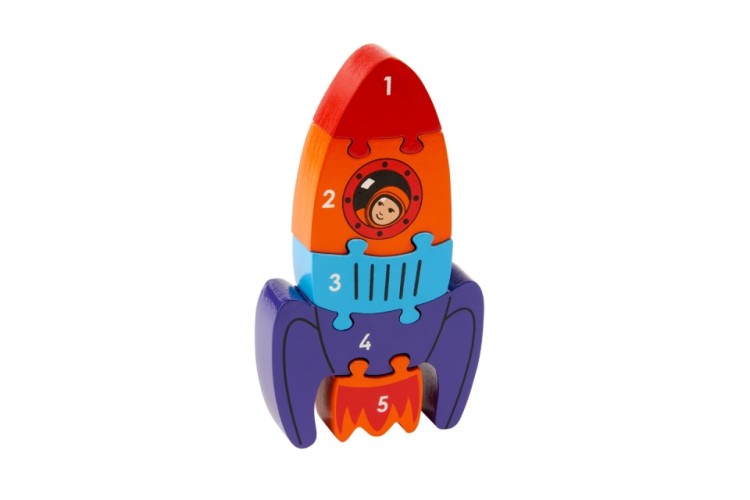 Lanka Kade - Wooden rocket 1-5 jigsaw puzzle
