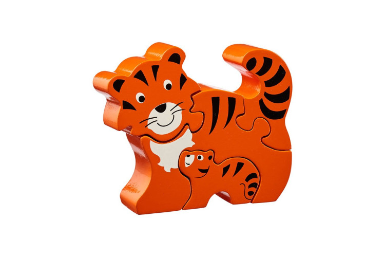 Lanka Kade - Wooden tiger & cub jigsaw puzzle